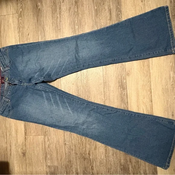 Von Dutch Denim Pants with Pink Embroidery - Picture 3 of 3